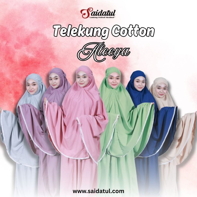 Telekung Cotton Aleeya