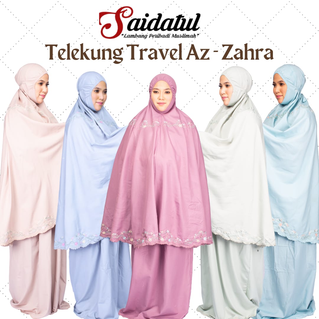 Telekung Cotton Az Zahra