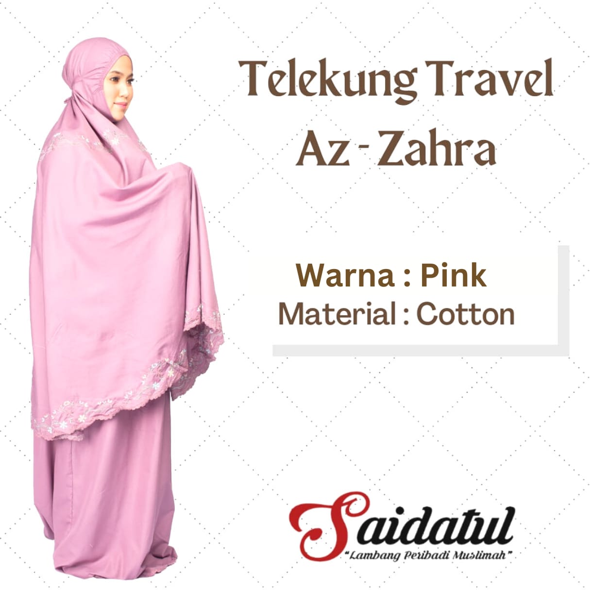 Telekung Cotton Az Zahra - Image 6