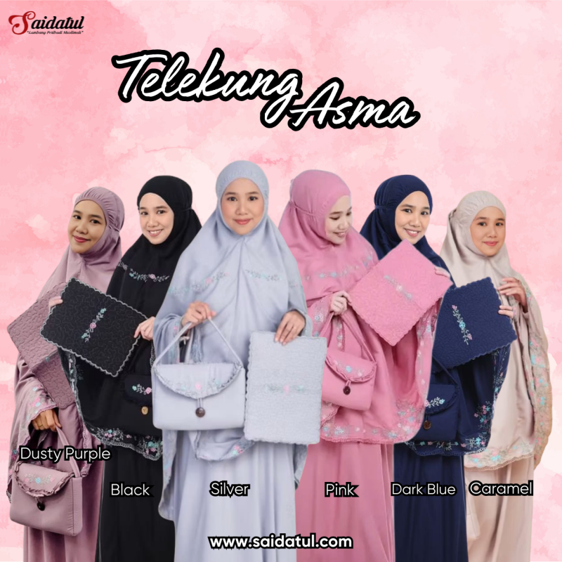 Telekung Cotton Asma