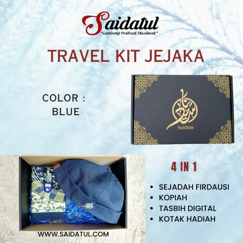 [Set Saidina Hamzah]Set Kopiah+Sejadah+Tasbih+Box