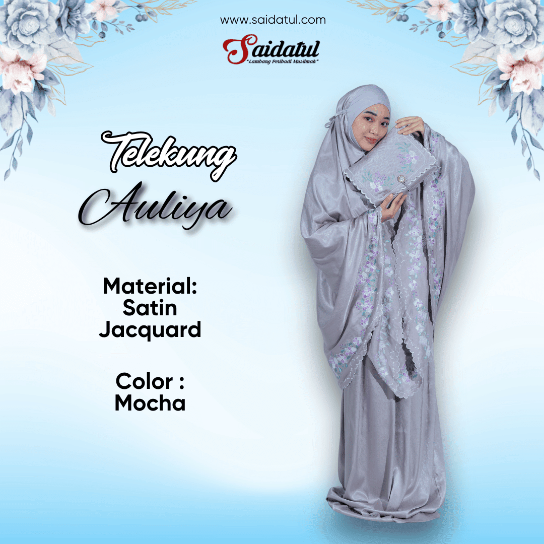 Telekung Premium Auliya Bersulam - Image 8