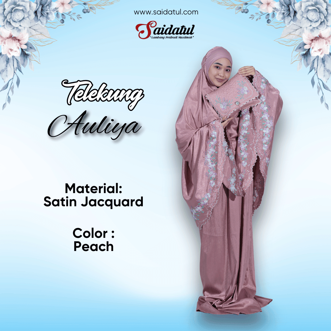 Telekung Premium Auliya Bersulam - Image 7