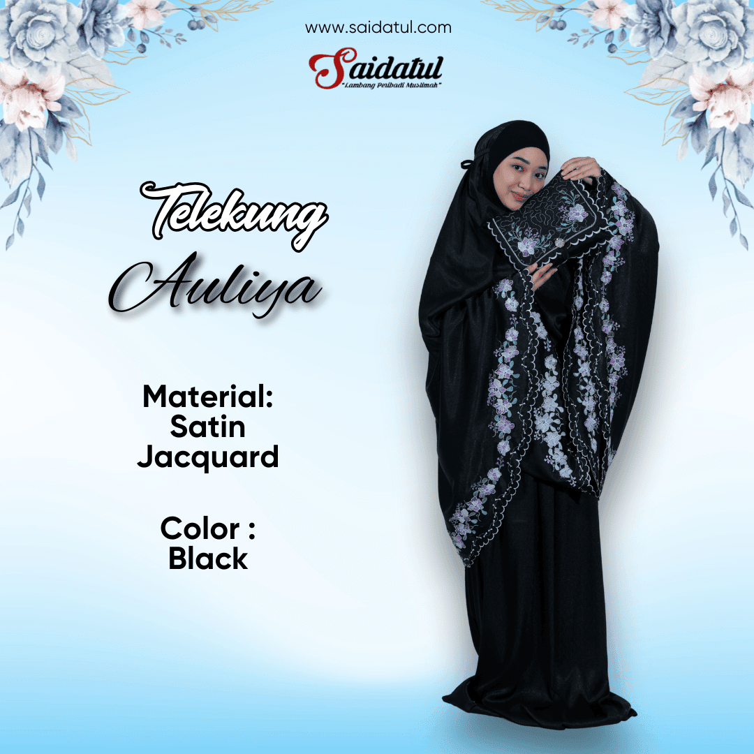 Telekung Premium Auliya Bersulam - Image 6